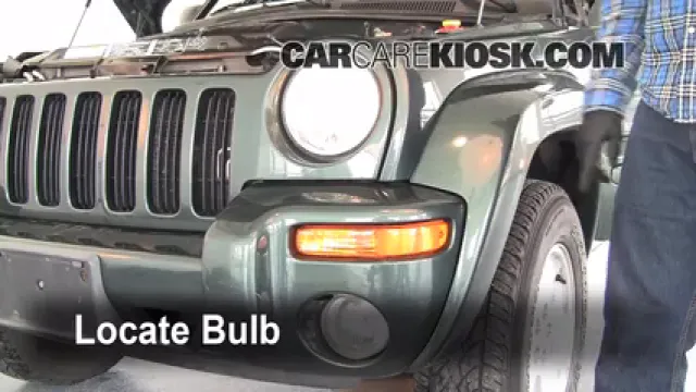 2002 Jeep Liberty Limited 3.7L V6 Lights Headlight (replace bulb)